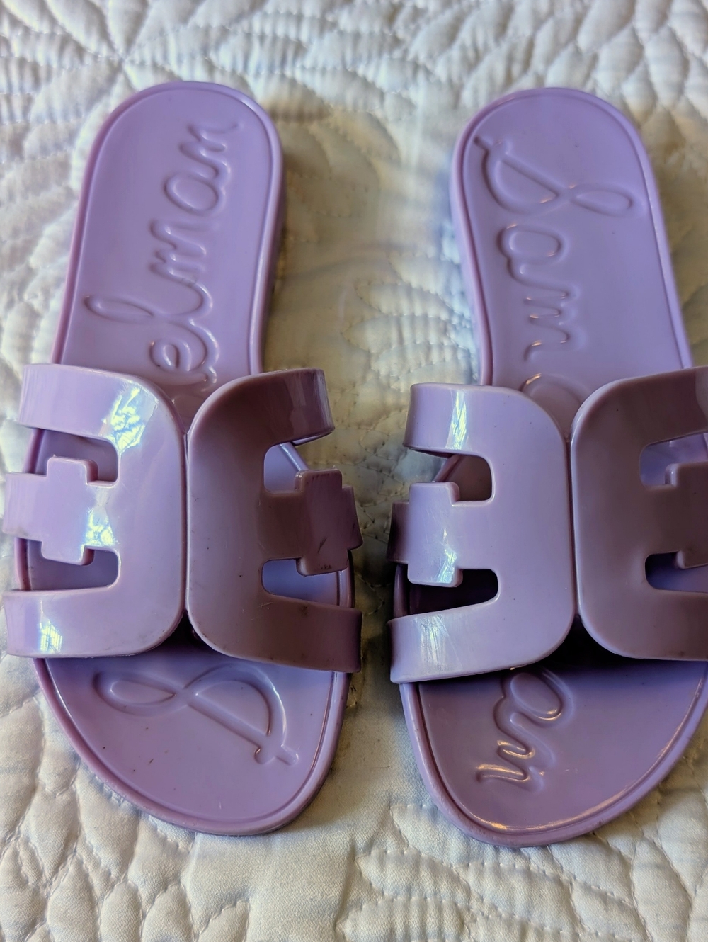 ​Sam Edelman Circus "Canyon" Jelly Slides - Lilac Lavender